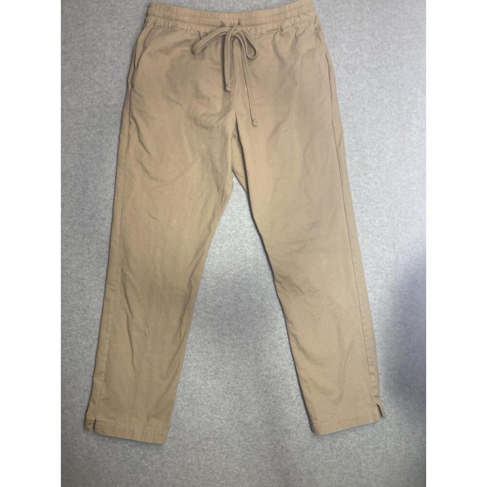 Mnml Mens Sz M Khaki Jogger Pull on Pants Casual Preppy Basic